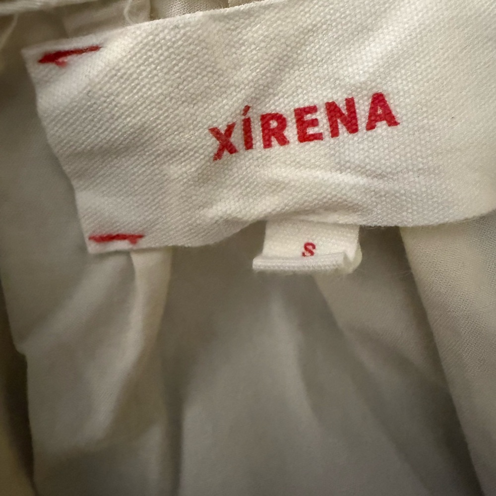 XiRENA Cream Ruffle Sleeveless Blouse - Picture 4 of 4